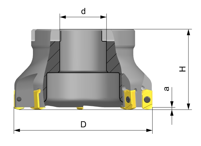 Корпус фрезы LNM03R-40-22-6Z