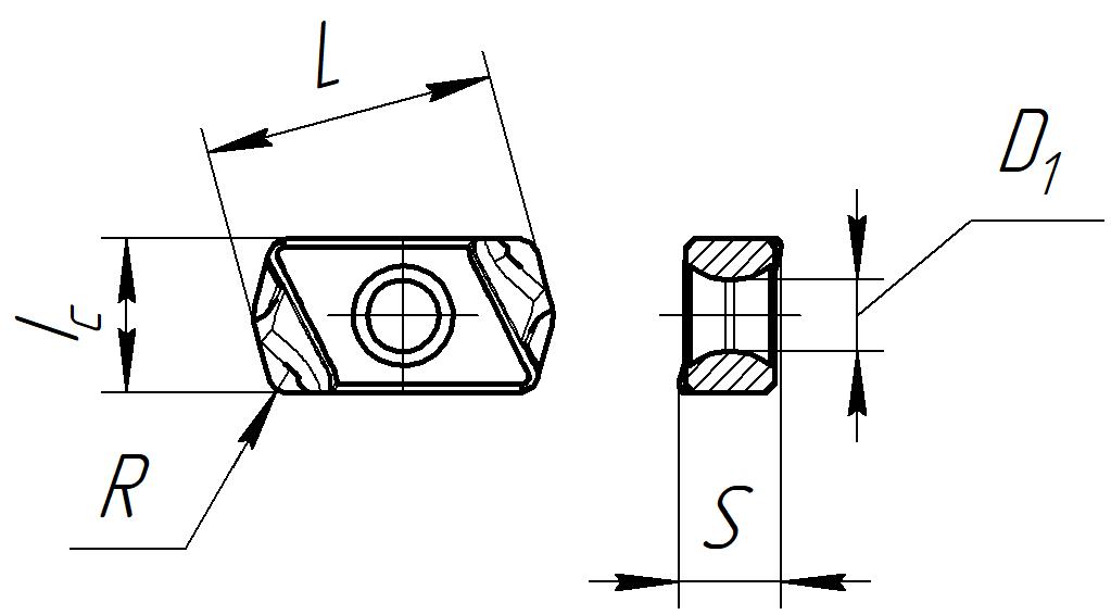 Пластина LNMX0303ZER-ON QR3527