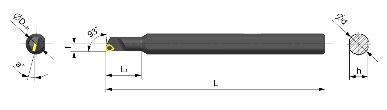 Державка S1605K-SWUBR06