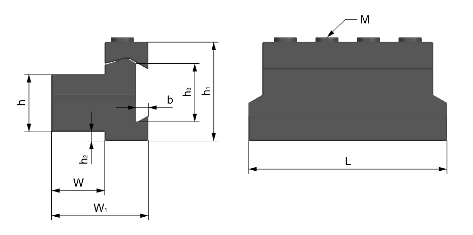 Отрезной блок SMBB3232