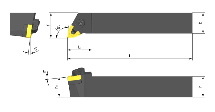 Державка MWLNR2525M08