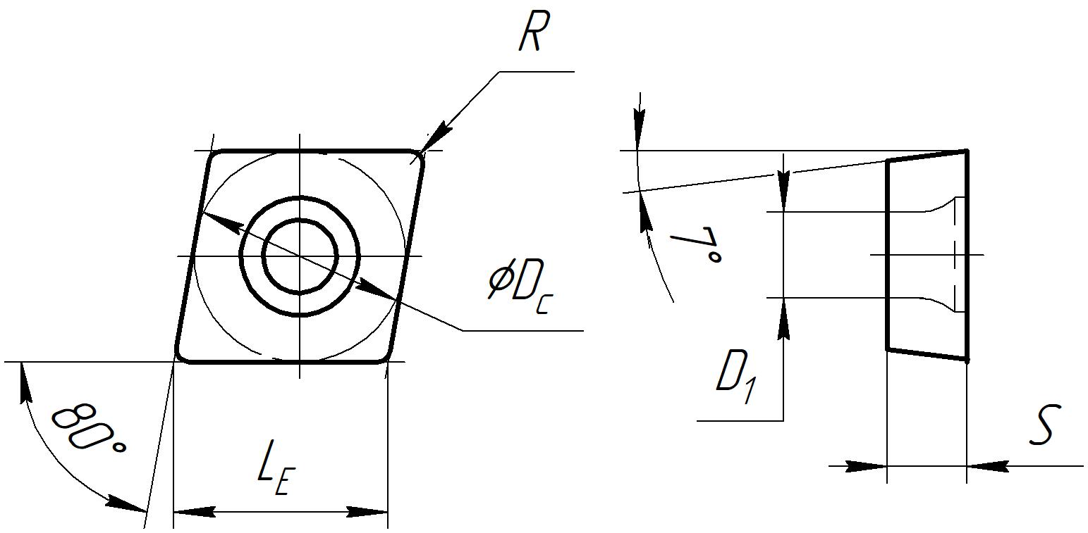 Пластина CCMT120408-QVO QE4347