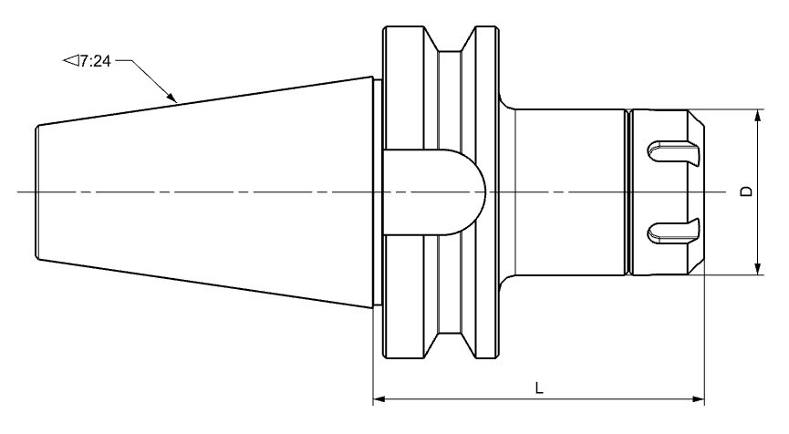 Оправка цанговая BT50-ER16-100