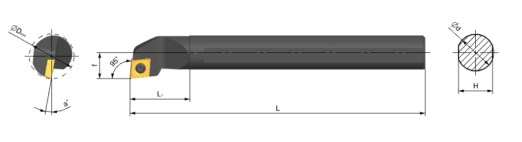 Державка S32T-SCLCR12