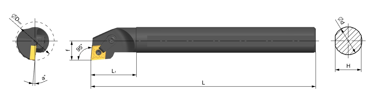 Державка S40U-MCLNL19