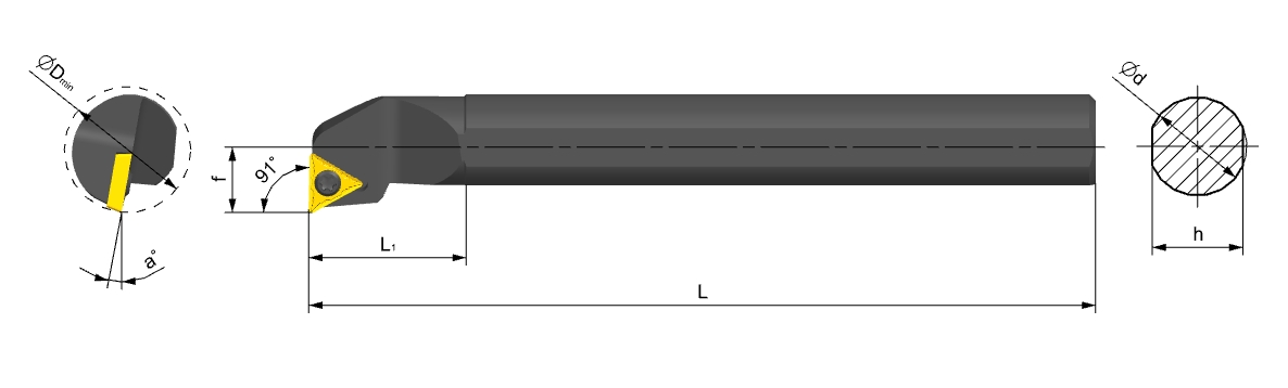 Державка S25S-STFCR16
