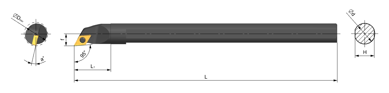 Державка S12M-SDXCR07