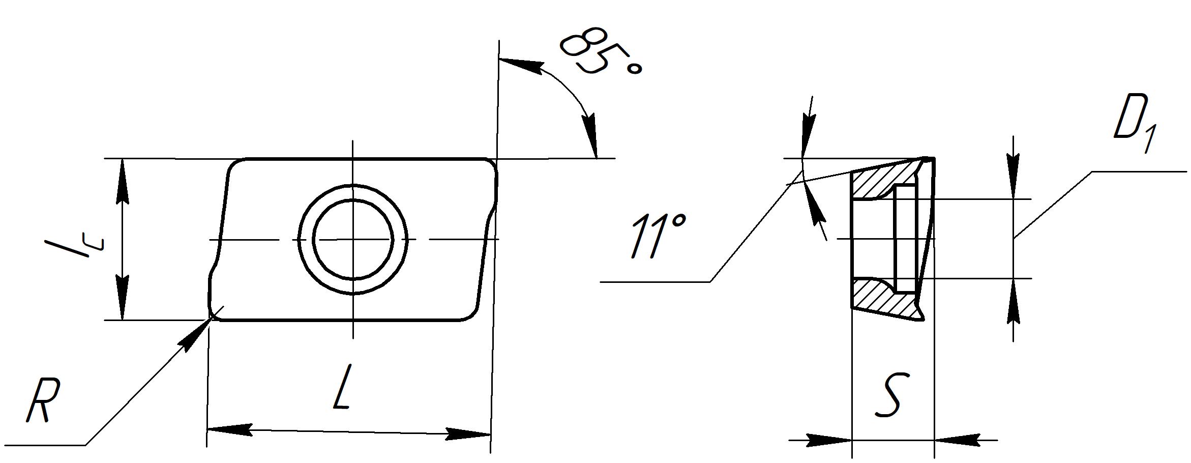 Пластина APKT1003 PDTR NH8230